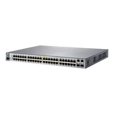 Aruba 2530-48-PoE+ - switch - 48 poorten - Beheerd - desktop, rack-uitvoering, wandbevestiging