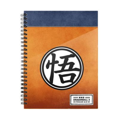 Carnet A5 en papier quadrillé Dragon Ball Z