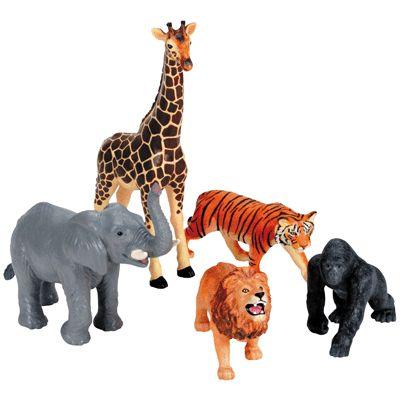 Learning Resources - Jumbo animaux de la jungle - Lot de 5