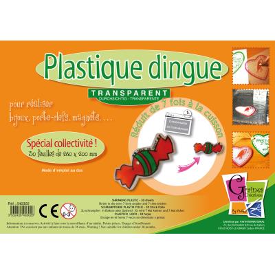 Plastique Dingue - Transparent - 30 feuilles