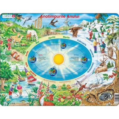 CHARLEX & CO - Puzzle Rahmen Les 4 saisons (44 pieces B) SS3 von Larsen