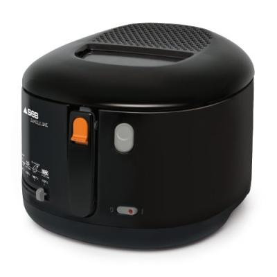 seb ff160800 simply one friteuse compacte avec thermostat noir