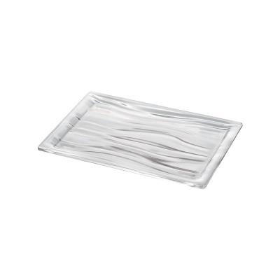 Guzzini Plateau rectangulaire Aqua incolore 32 x 23 cm