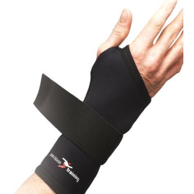 Precision protège-poignet en néoprène noir rouge small