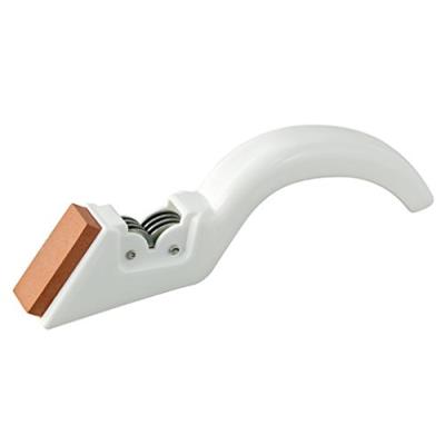 Fackelmann 42166 aiguiseur de couteau/ciseaux plastique/inox blanc 19 cm