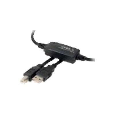 Cable USB 2.0 amplifié 10m avec prises A/B
