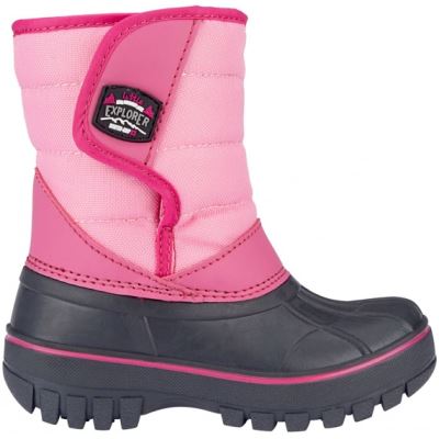 bottes de neige de montagne filles Kid taille gris / rose 27/28