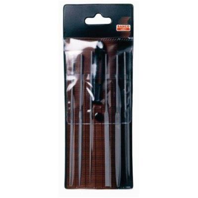 Bahco Nadelfeilenset 6 Pièces Dans Sachet En Plastique 140 Mm