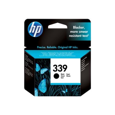 HP 339 - 21 ml - noir - original - cartouche d'encre - pour Officejet 63XX, 72XX, K7100, K7103; Photosmart 26XX, 81XX, D5060, D5065, D5155, D5156