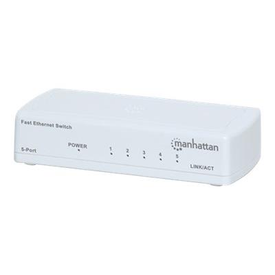Manhattan 560672 - switch - 5 poorten - desktop
