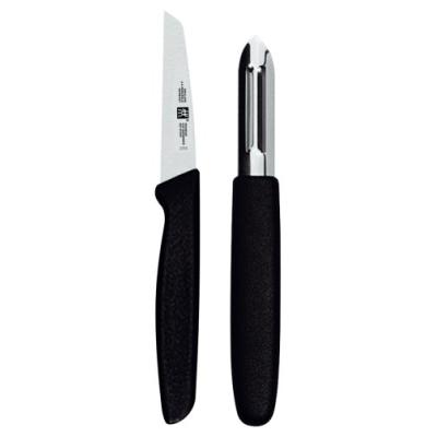 ZWILLING 35211-000-0 JEU DE COUTEAUX 2 PIÈCES SYNTHÉTIQUE / NOIR 22 X 8 CM