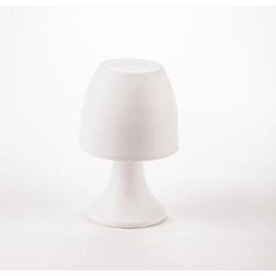 Lampe champignon LED coloris blanc - Hauteur 27 cm -PEGANE-