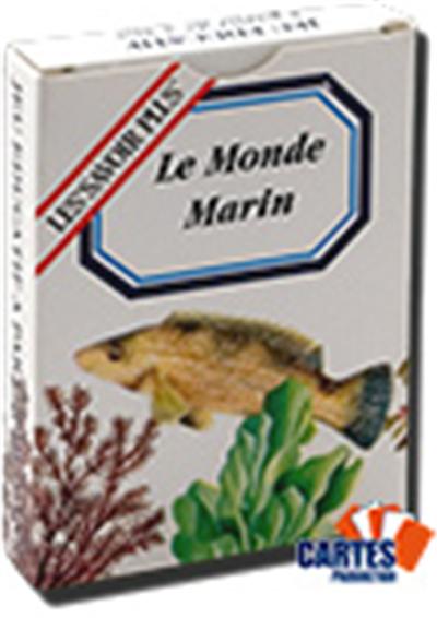 Jeu de 42 cartes : 7 familles Le Monde Marin