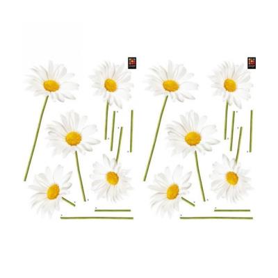 MARGUERITES Stickers muraux 2 planches 21x29.7cm
