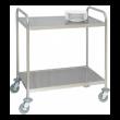 Chariot en inox 2 niveaux