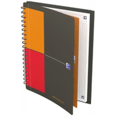 oxford oxford international cahier meetingbook, b5, quadrillé noir