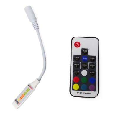 Mini Contrôleur Ruban LED RGB 12V avec télécommande RF433MHz - Wizelec