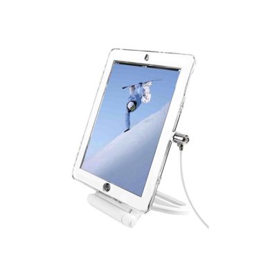 Compulocks iPad 9.7 Rotating Security Plastic Case - Combination Cable Lock - White - beveiligheidsset