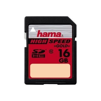 Hama High Speed Gold - flashgeheugenkaart - 16 GB - SDHC