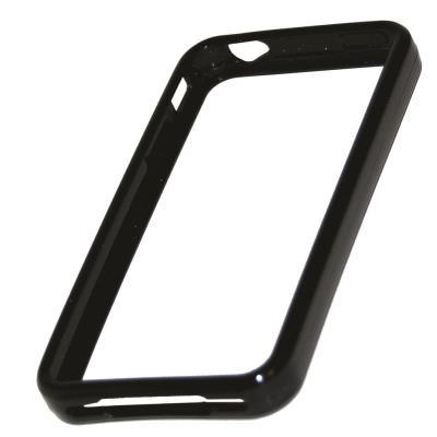Protection Bracelet Silicone Rigide Noir Pour Iphone 4 4s Ip4safbk/pp
