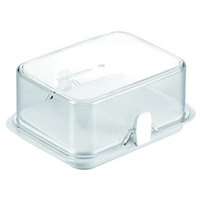 Tescoma purity 891832 boîte à beurre pour réfrigérateur en plastique transparent
