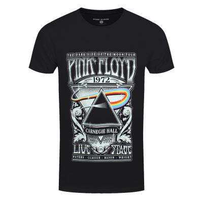 Pink Floyd T-Shirt Carnegie Hall Poster Homme Noir - Taille L