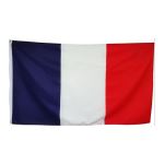 Drapeau France 150x90cm - Version Premium 170g - Polyester Résistant - Pour Extérieur & Événements Sportifs