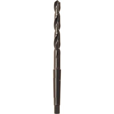 Foret hélicoïdal avec cône morse, en acier à coupe rapide, type N, DIN 345, laminé, surface sans revêtement, Ø h8 : 11,50 mm, Long. totale 175 mm