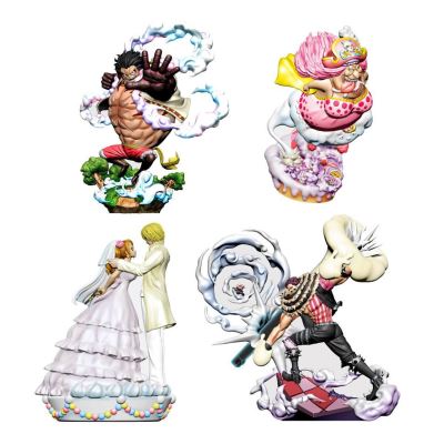 ONE PIECE - Birth Whole Cake Island - MEGAHOUSE - 4pcs - 8cm