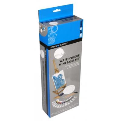 Simply Creative Easel Set Aquarelles Watercolour