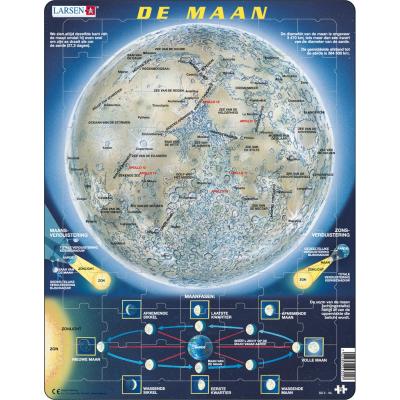CHARLEX & CO - Larsen Puzzle - Der Mond - 70 Teile