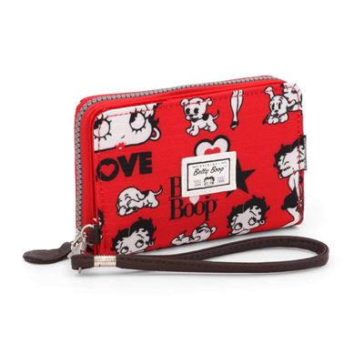 Betty Boop Rouge Porte-monnaie, 16 cm, (Rojo)