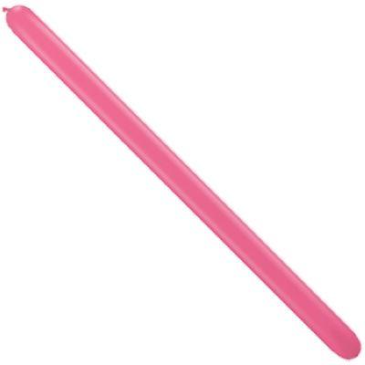 Ballons Qualatex 260 rose foncé (sachet de 100)