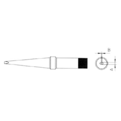 Weller ptk8 panne 1.2mm 425 c fer tcps