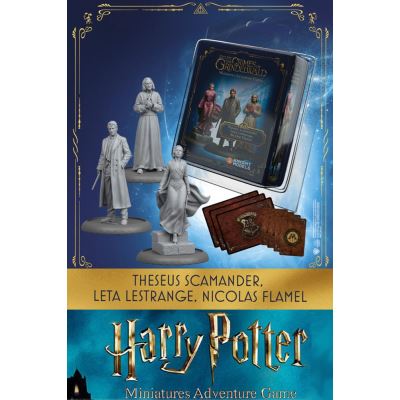 HARRY POTTER - Miniature Adventure Game - Theseus, Leta, Flamel - UK