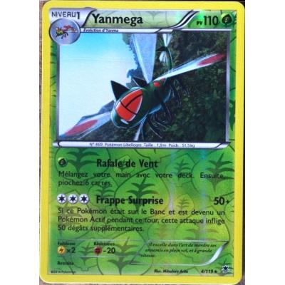 carte Pokémon 4/119 Yanméga 110 PV - RARE REVERSE XY04 Vigueur spectrale NEUF FR État correct -  reconditionné disponible sur Fnac