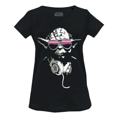 T-shirt Femme Star Wars - DJ Yoda