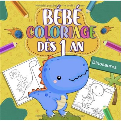Bébé coloriage dès 1 an Cahier de coloriage pour enfant dinosaures - broché  - NLFBP Editions, Livre tous les livres à la Fnac