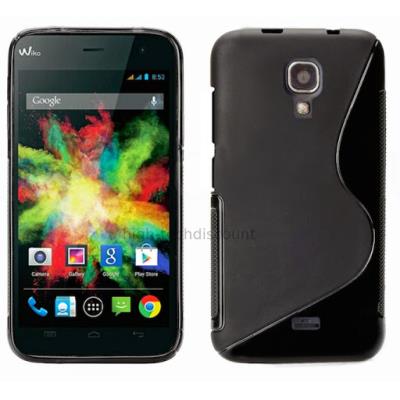 Housse etui coque pochette silicone gel fine pour Wiko Bloom + film ecran - NOIR SLINE
