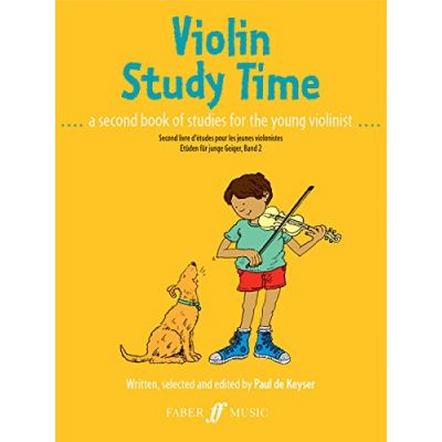 Méthodes et pédagogie FABER MUSIC DE KEYSER PAUL - VIOLIN STUDY TIME - VIOLIN Violon