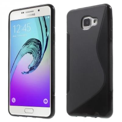 Coque souple Housse S-Line noire Samsung Galaxy A7-2016