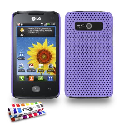 Coque ORIGINALE Ultra Fine Violet , Alvéolia,  de MUZZANO pour LG OPTIMUS HUB