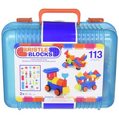Bristle blocks - ba3072e - jeu de construction - bristle blocks deluxe builder case - 113 pièces
