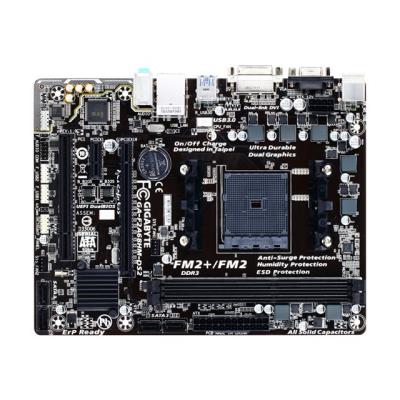 Gigabyte GA-F2A68HM-DS2 - 1.0 - moederbord - micro ATX - Socket FM2+ - AMD A68H