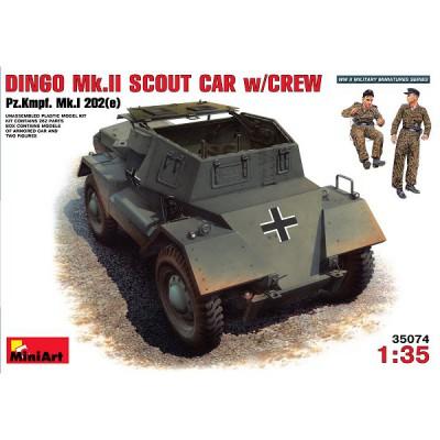 Mini Art - Dingo MKII (Pz.Kpfw MK 1 202) avec équipage