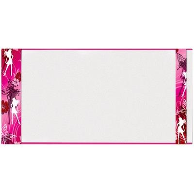 Herma buchschoner herm?x topmodel, (h)267 x (b)540 mm aus pp, pinker rand, topmodelmotiv auf der lasche, stabiler verschweiáte