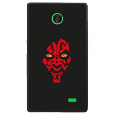 Coque rigide pour Nokia X avec impression Motifs Dark rouge