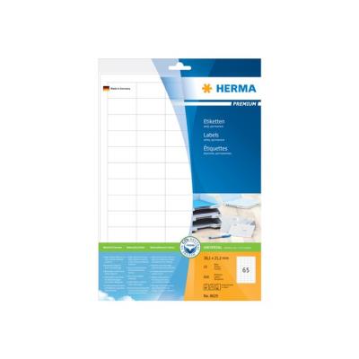 HERMA Premium - permanent zelfklevende matte gelamineerde papieren etiketten - 650 etiket(ten)