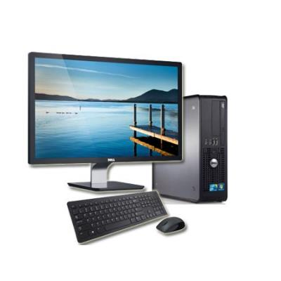 Ordinateur Dell Optiplex 380 SFF + Ecran 22'' - Gris - Intel Celeron E3300 / 2.50 GHz - RAM 2 Go - HDD 160 Go - DVD - Gigabit Ethernet - Windows 7 Pro
