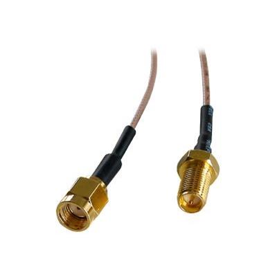Lindy verlengkabel voor antenne - 1 m - transparent bruin